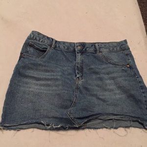 Wild fable jean skirt
